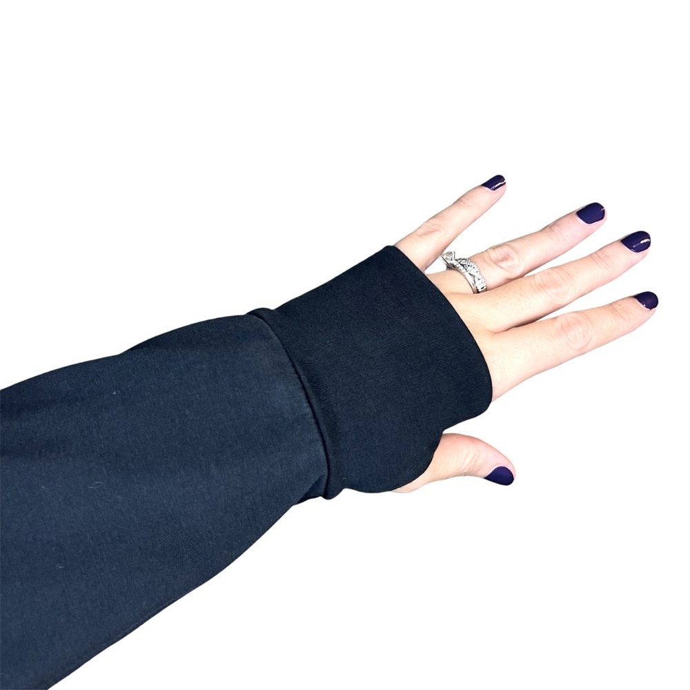 Nike Women’s Black Oversized Dri-Fit Yoga Cardigan, Athleisure Workout lagenlook - Picture 6 of 10